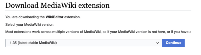 mediawiki extension